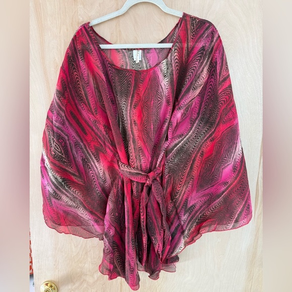 Bellissima Swimwear multicolor Pink Beach Cover-Up. - Picture 2 of 6